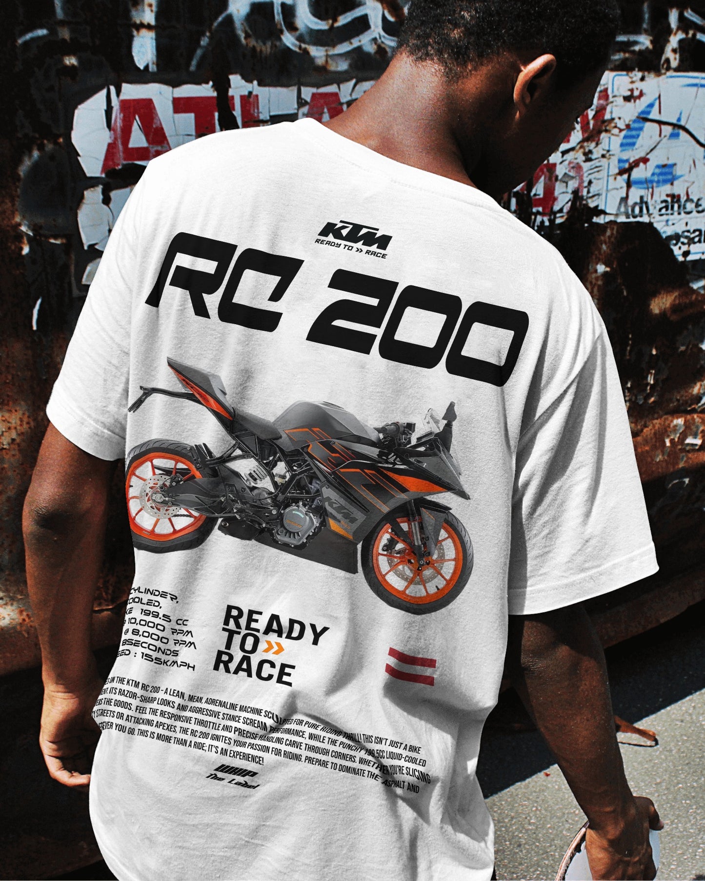 KTM RC 200 - Oversized T Shirts