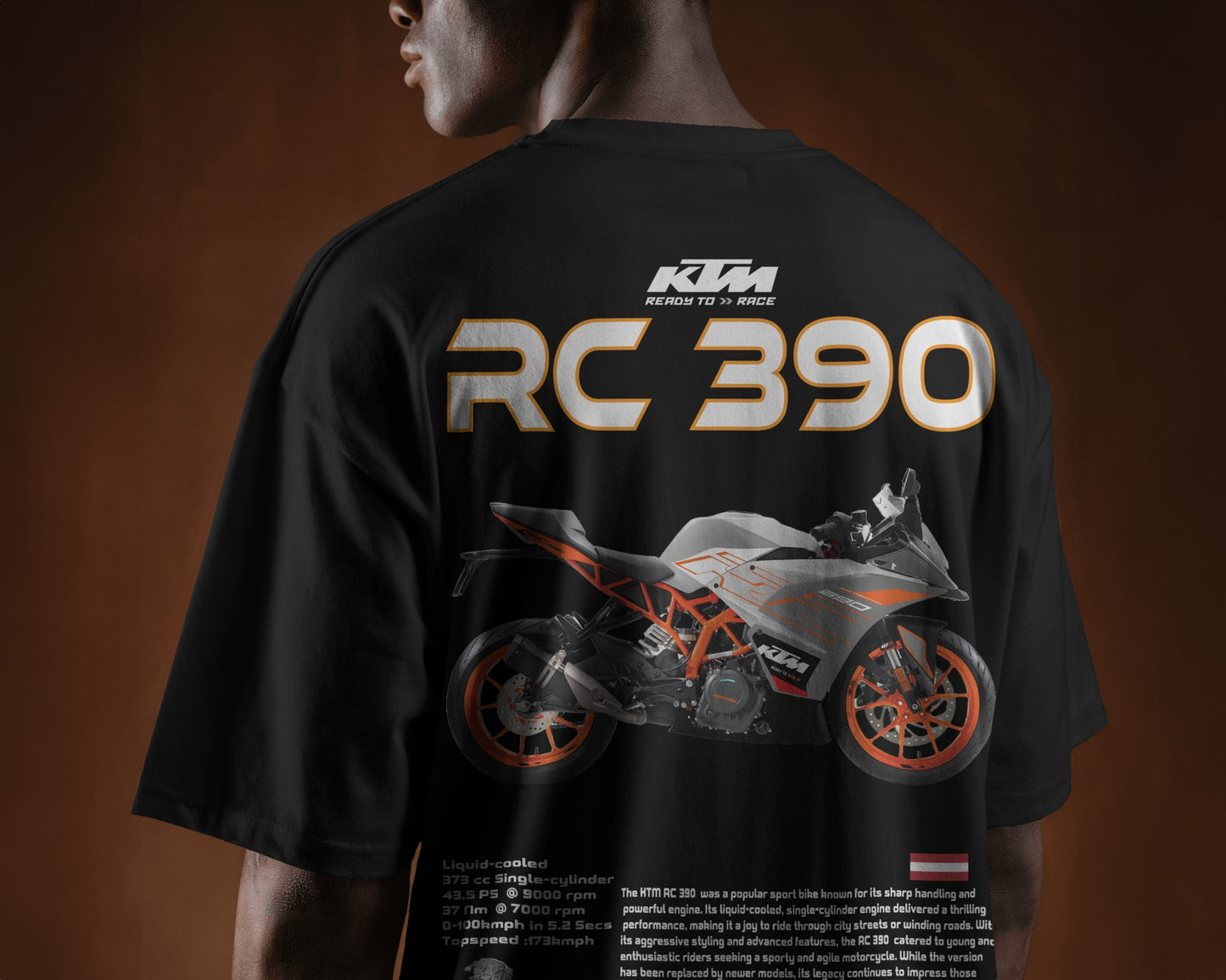 KTM- RC390 Oversized T-Shirt