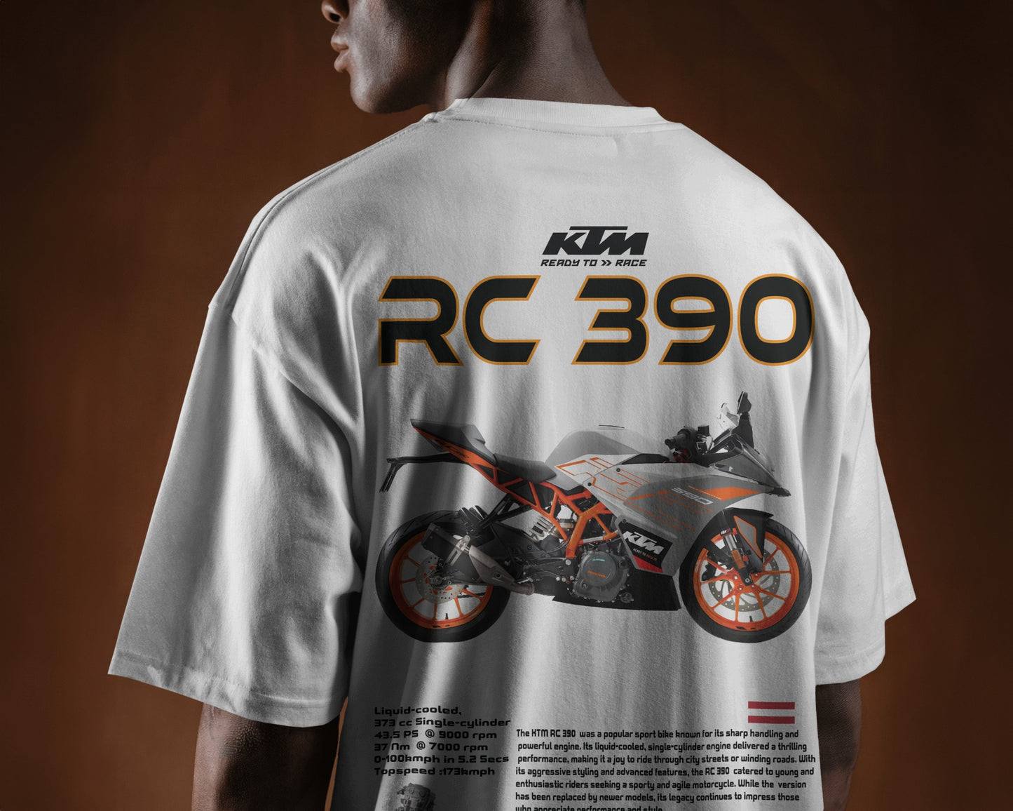 KTM- RC390 Oversized T-Shirt