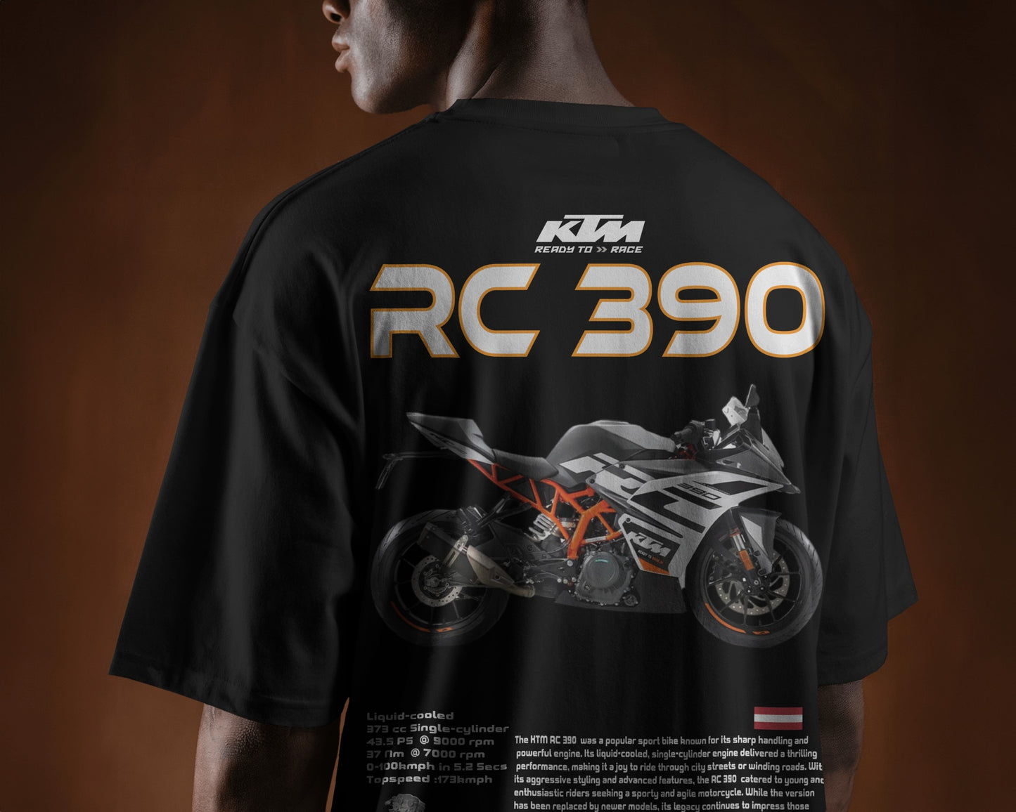 KTM- RC390 Oversized T-Shirt