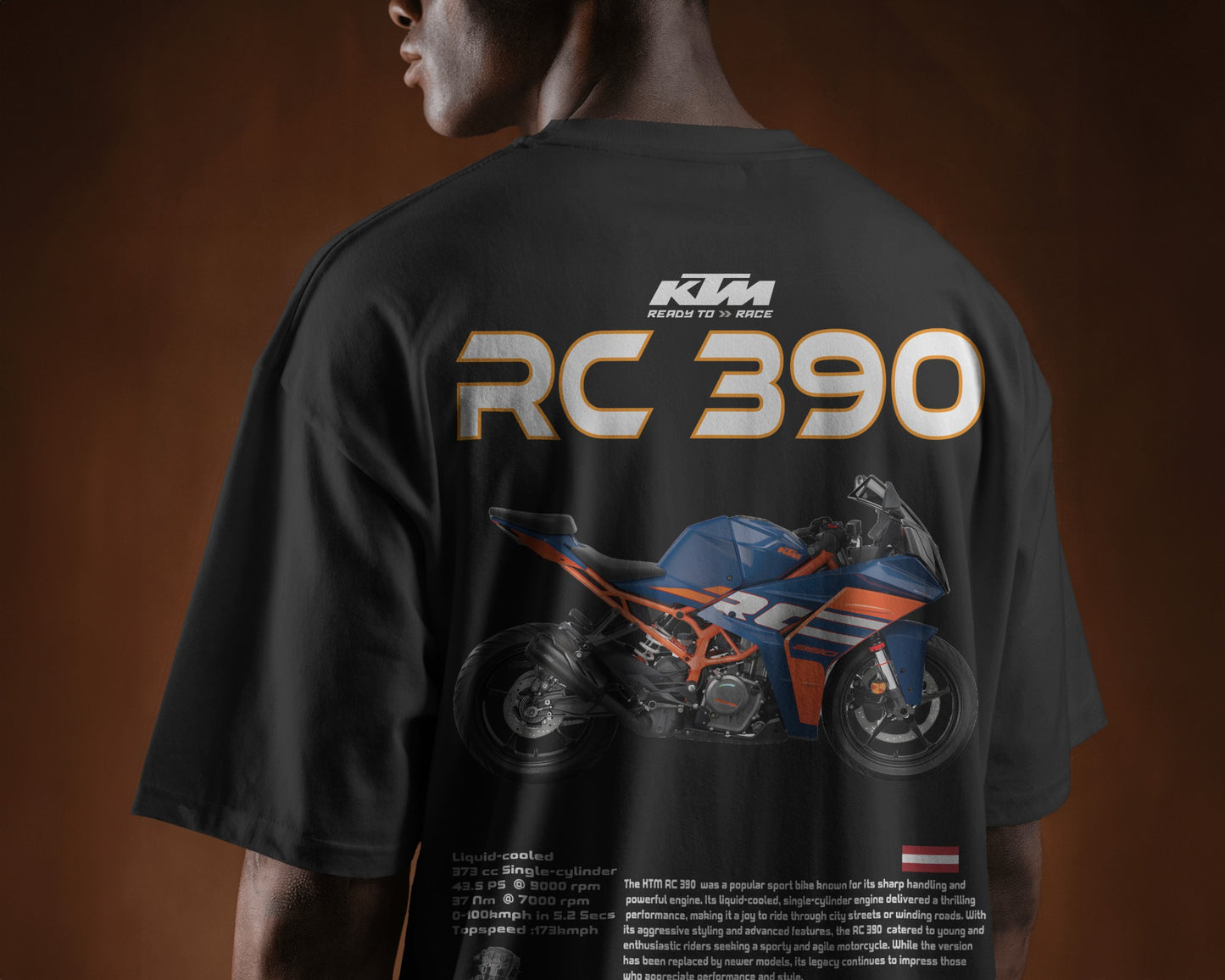 KTM- RC390 Oversized T-Shirt