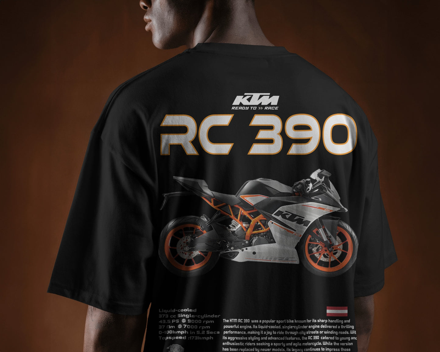 KTM- RC390 Oversized T-Shirt