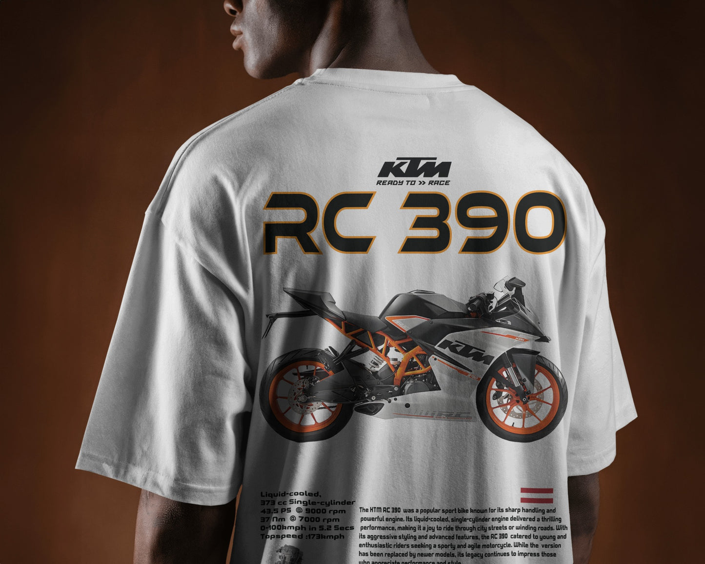 KTM- RC390 Oversized T-Shirt