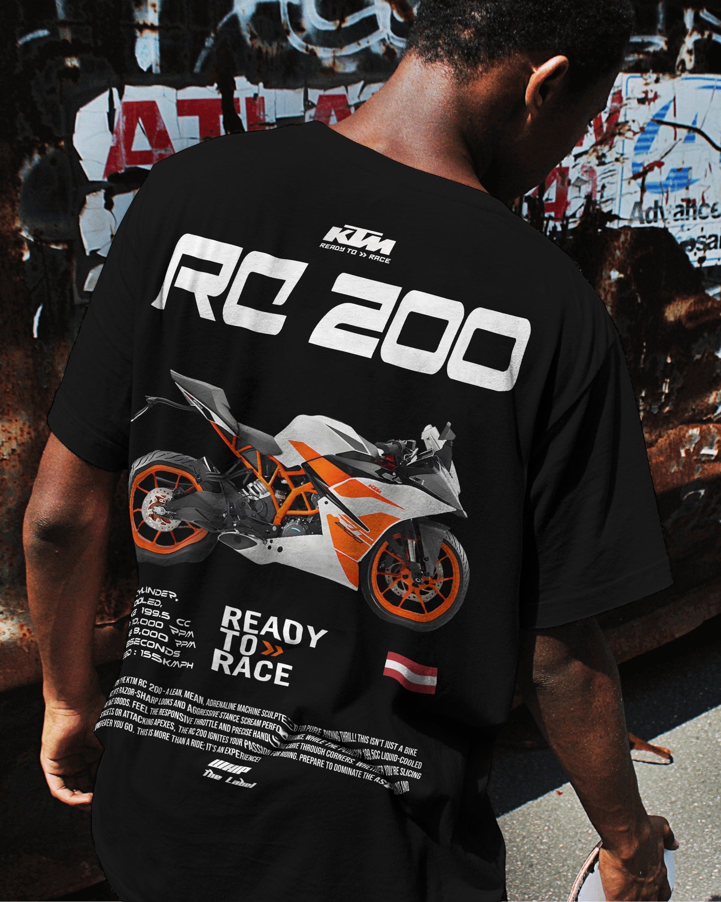 KTM RC 200 - Oversized T Shirts