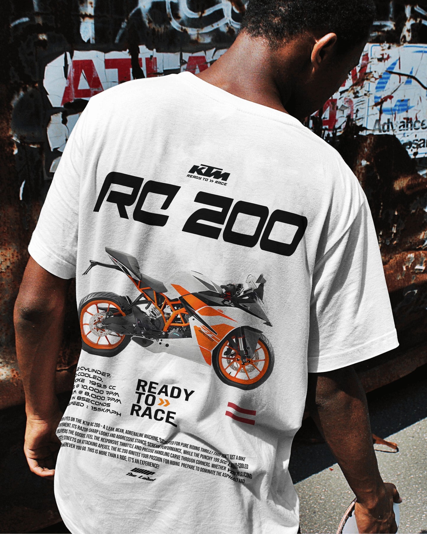 KTM RC 200 - Oversized T Shirts