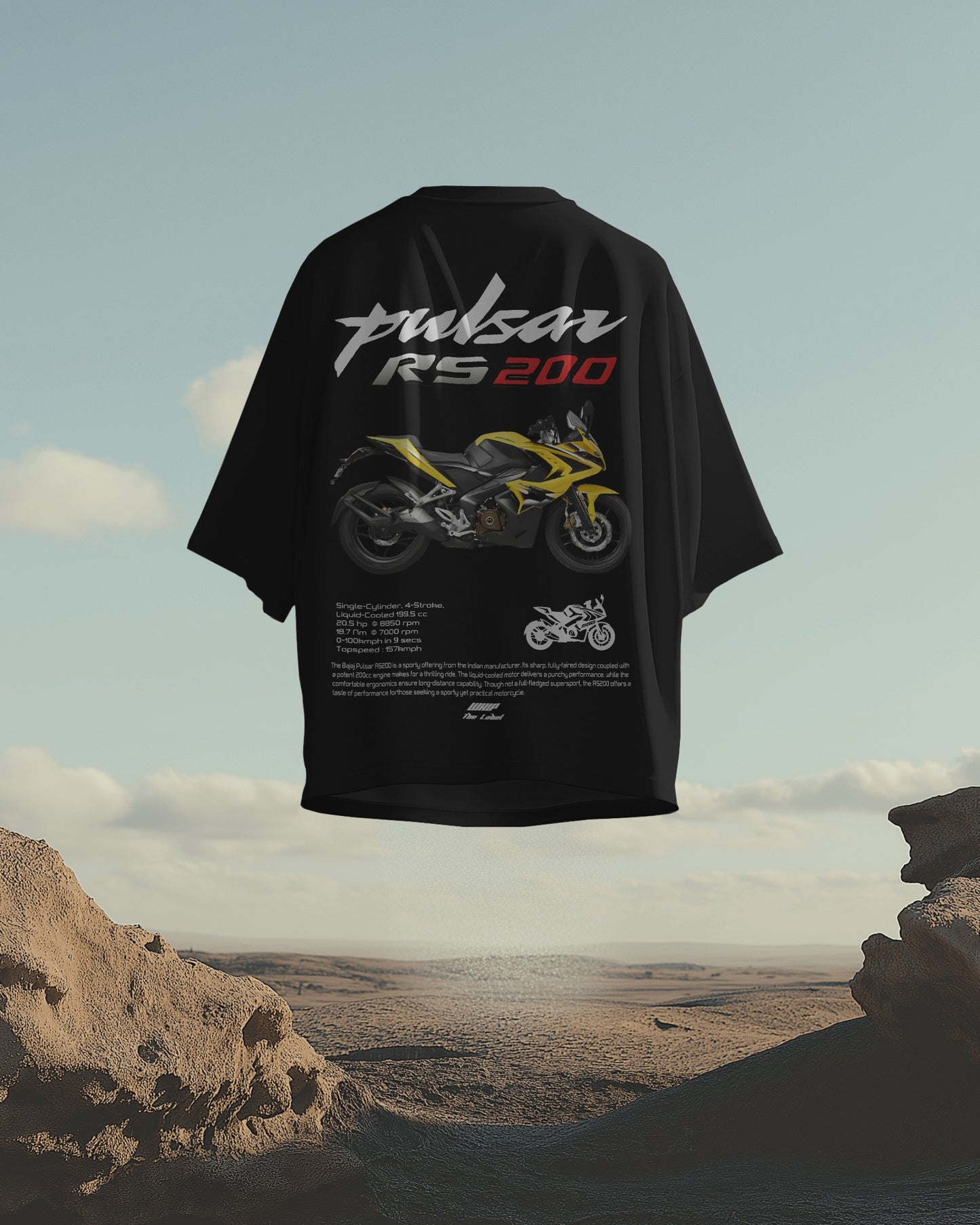 Bajaj RS 200 Oversized T-Shirts