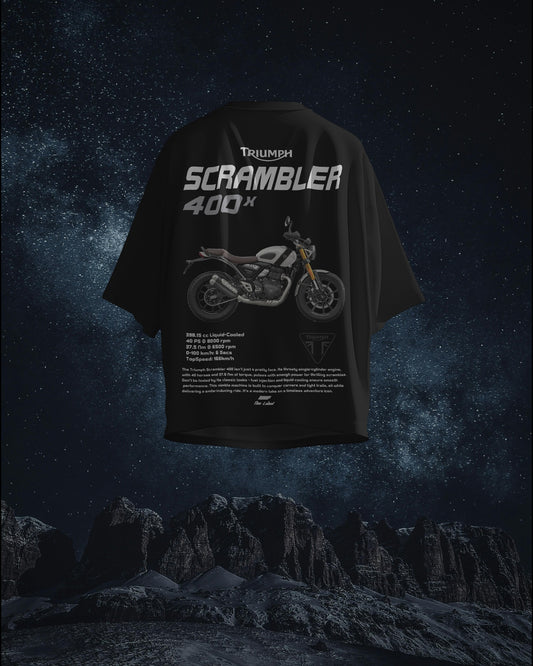 Triumph Scrambler 400x - Oversized T-Shirts