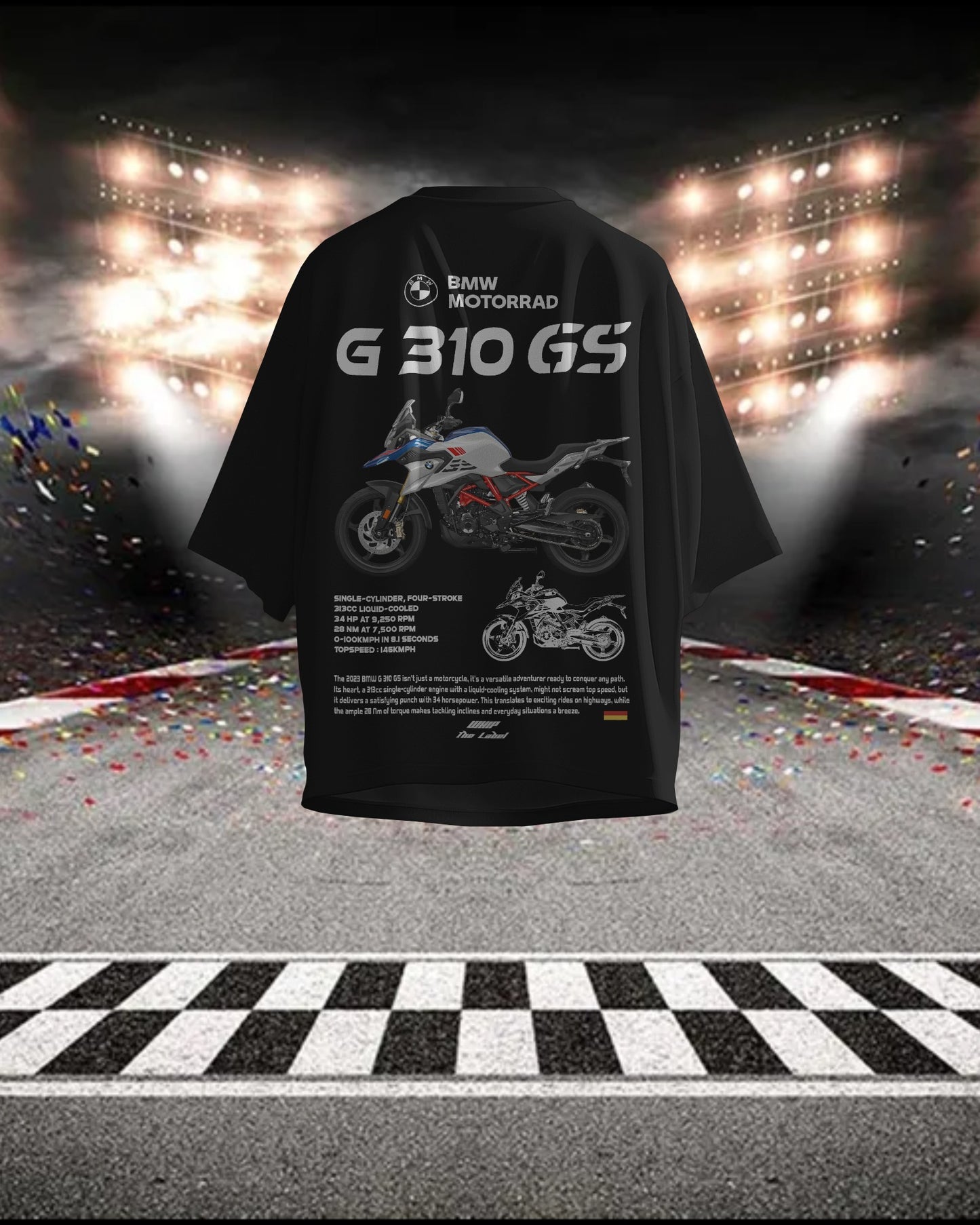 BMW G 310 GS - Oversized T-Shirts