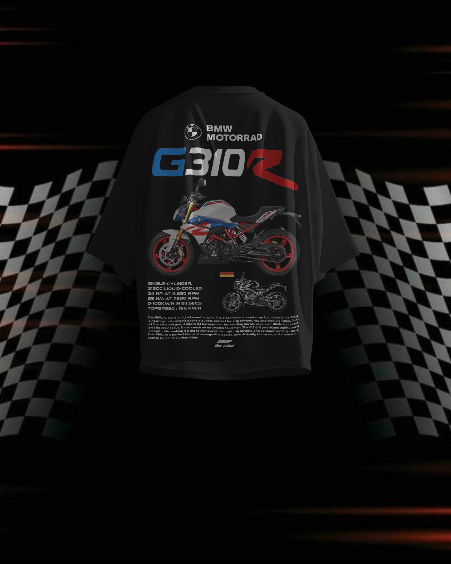 BMW G310R - Oversized T-Shirts
