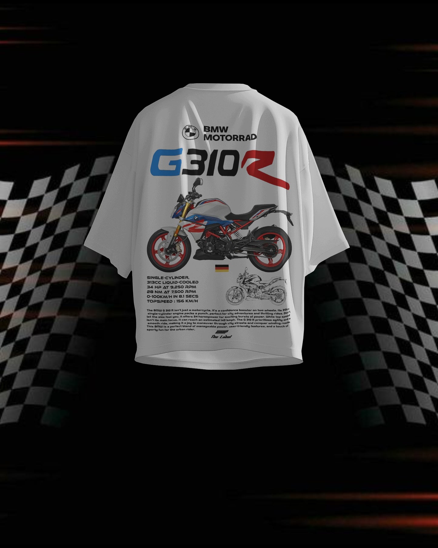 BMW G310R - Oversized T-Shirts