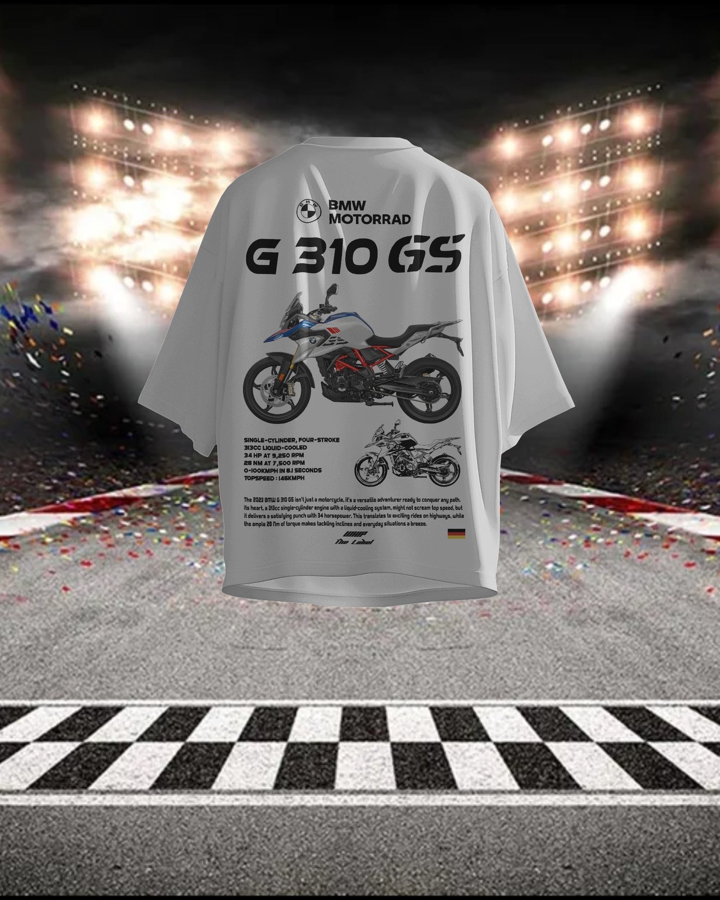 BMW G 310 GS - Oversized T-Shirts