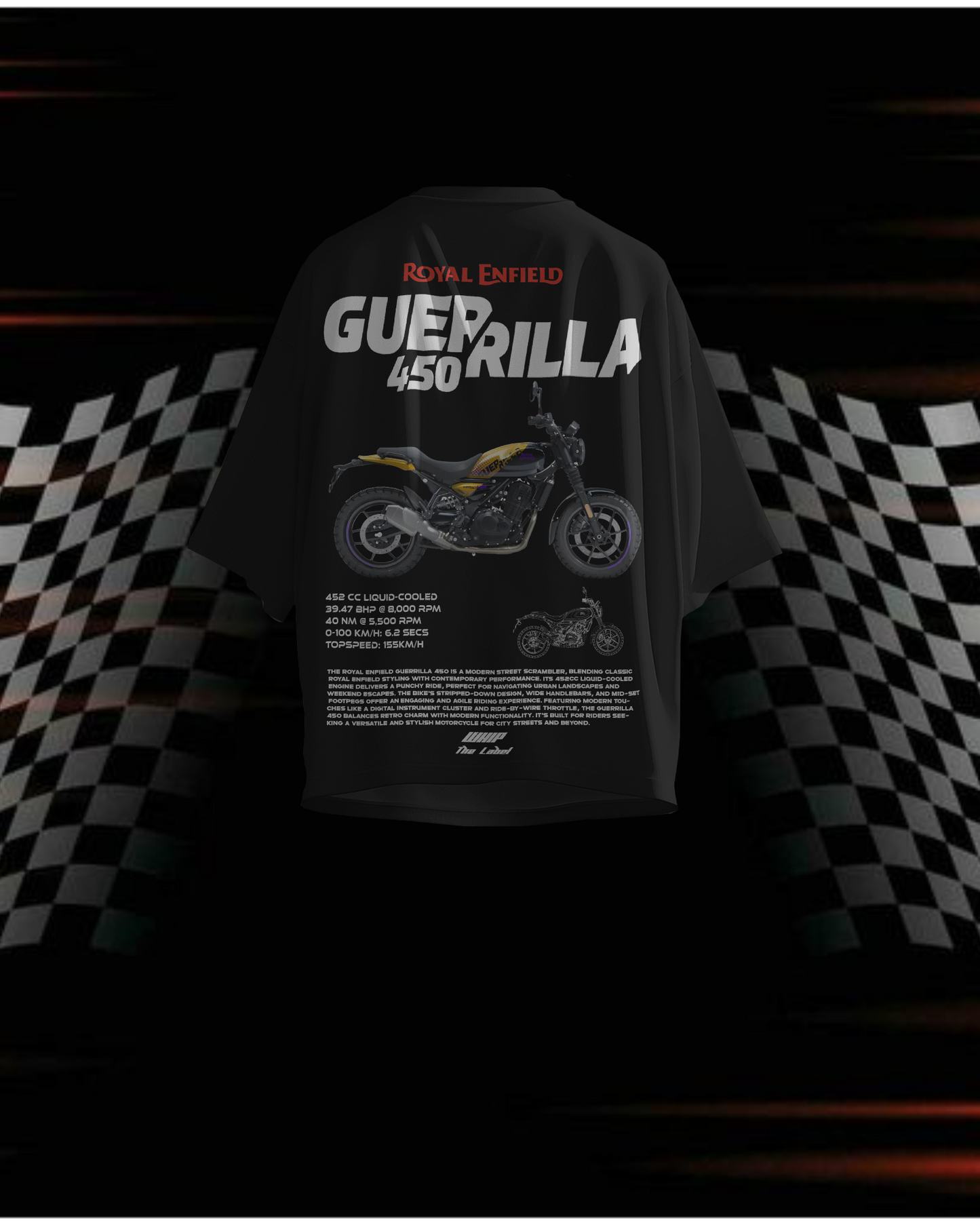 Guerrilla 450 - Oversized T-Shirts