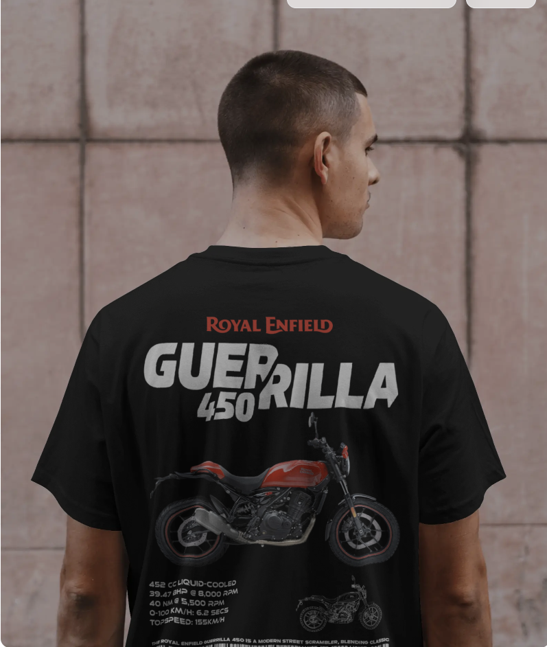 Guerrilla 450 - Oversized T-Shirts