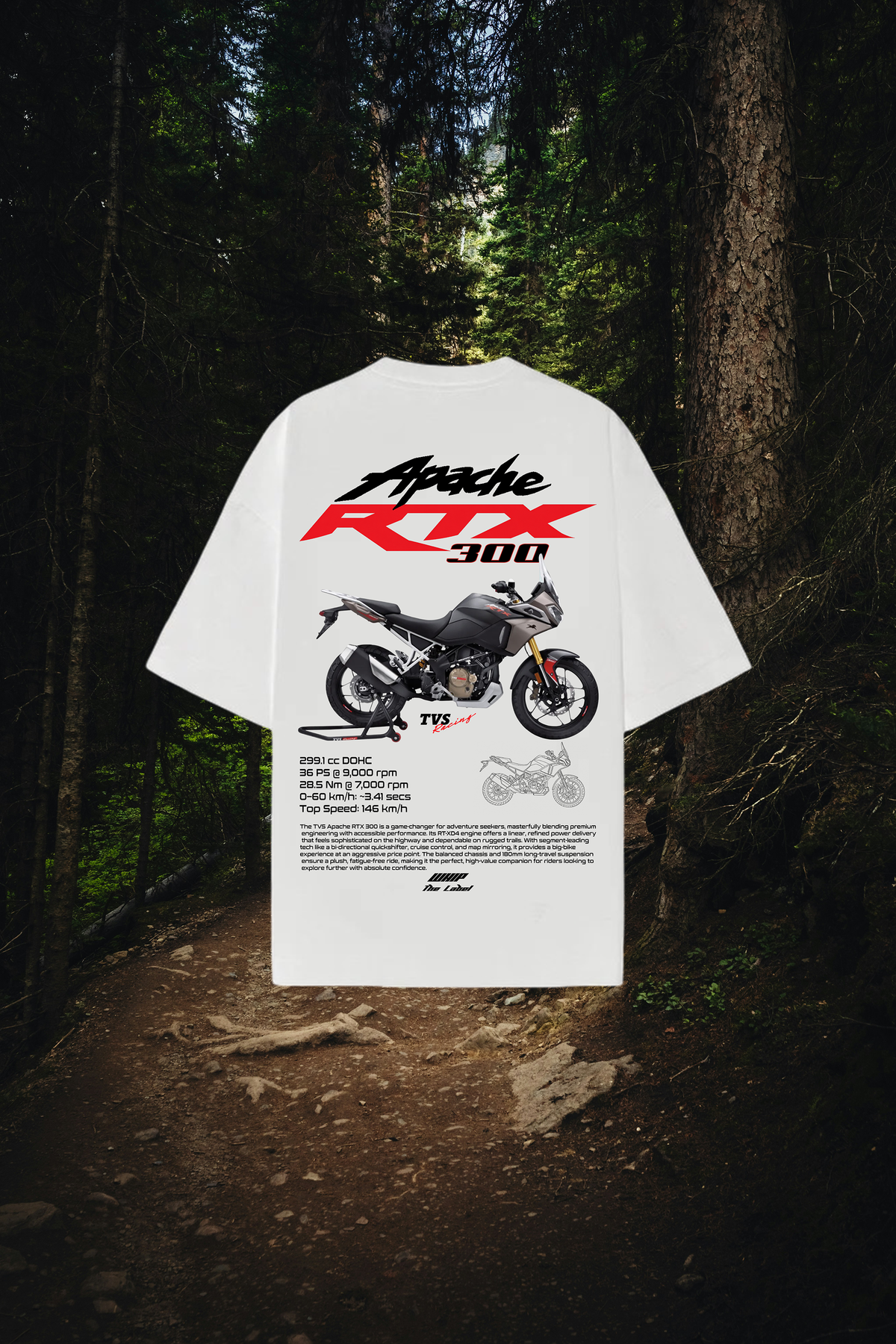 TVS Apache RTX 300 - Tees