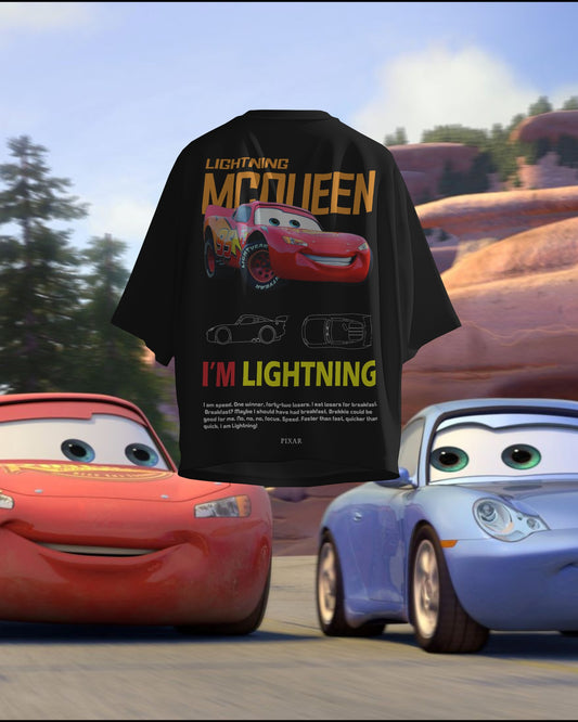 Pixar Cars McQueen - Oversized T-Shirt