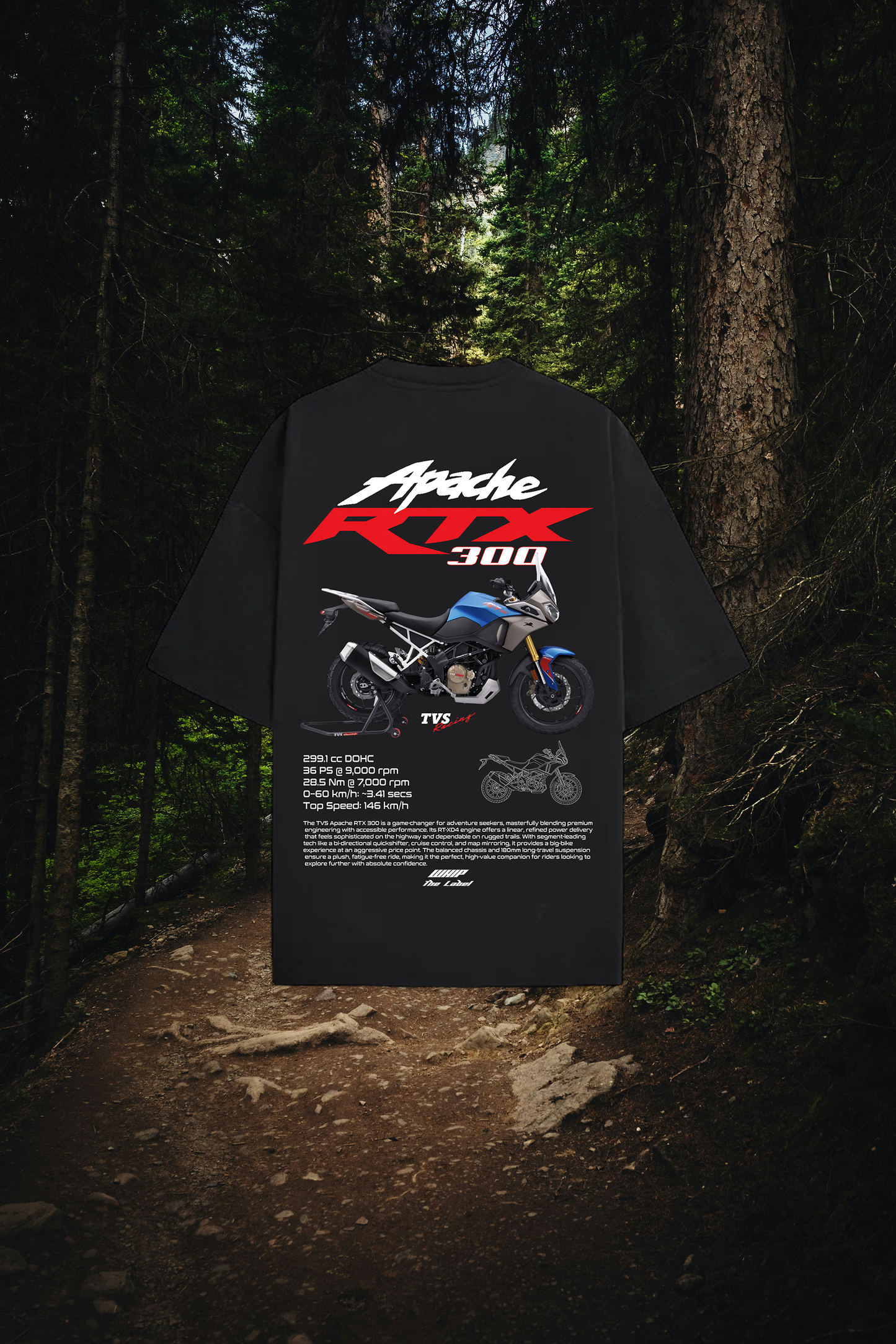 TVS Apache RTX 300 - Tees