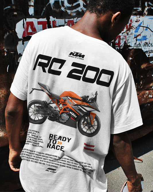 KTM RC 200 - Oversized T Shirts
