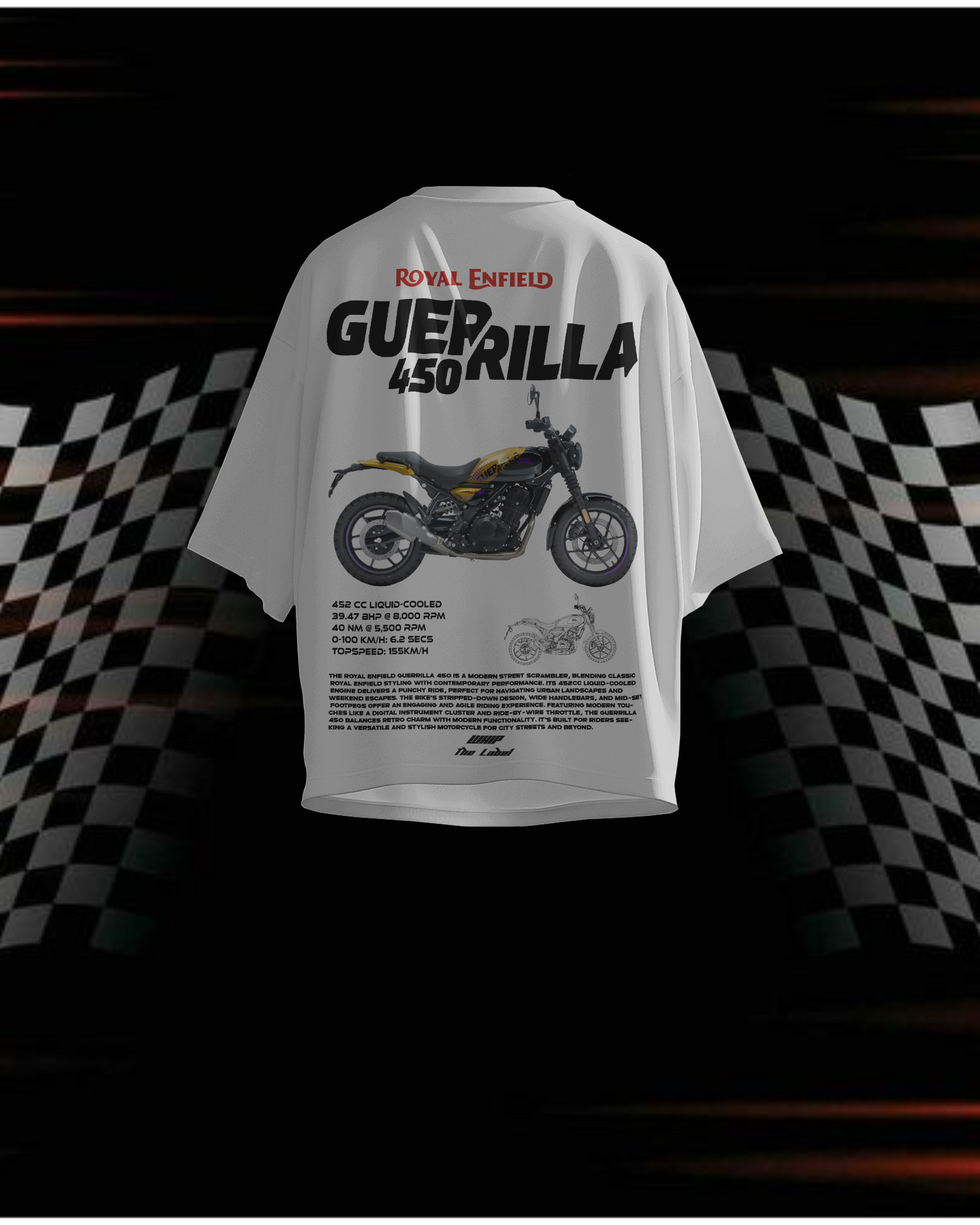 Guerrilla 450 - Oversized T-Shirts